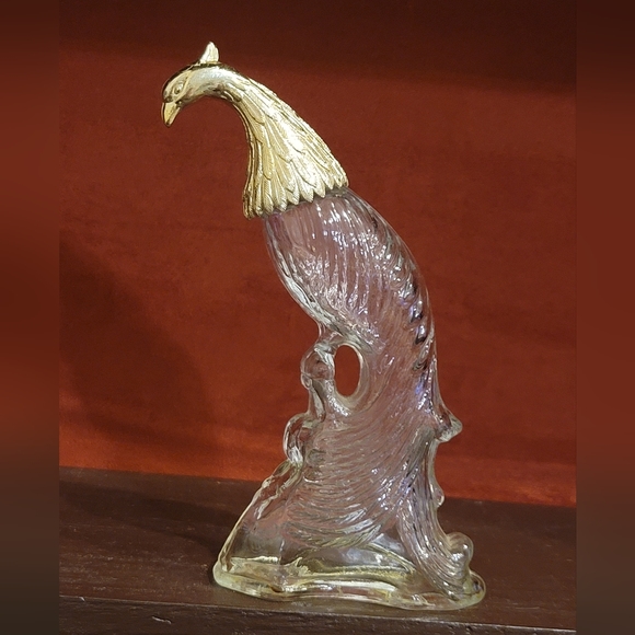 Avon Accents Vintage Avon Bird Of Paradise Cologne Decanter Bottle